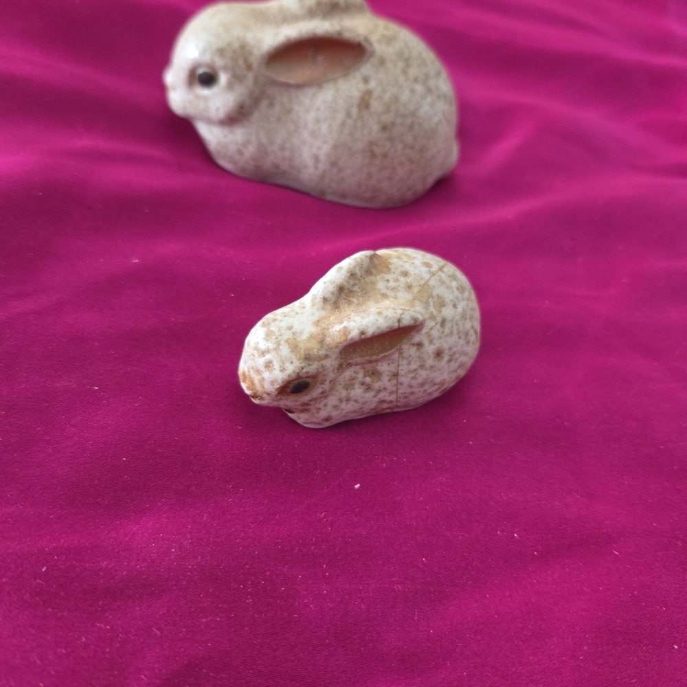 Ceramic Bunny Figurine - Brown